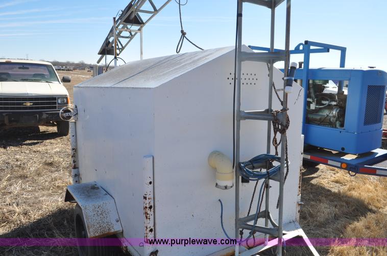 image for item F2232 1971 shop built enclosed cargo trailer