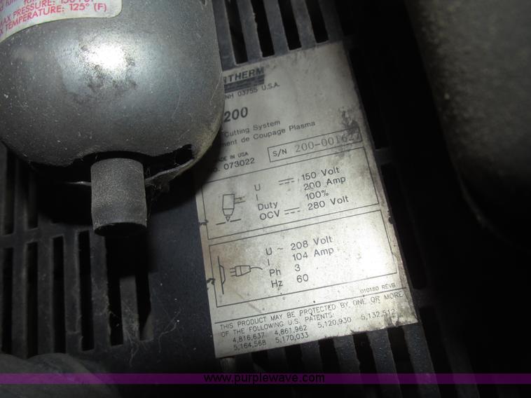 image for item G9773 1996 Koike Aronson EG1500 CNC plasma cutter table