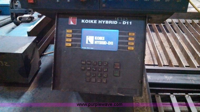 image for item G9773 1996 Koike Aronson EG1500 CNC plasma cutter table