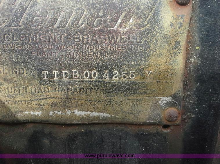 image for item I3088 1969 Clement pup trailer