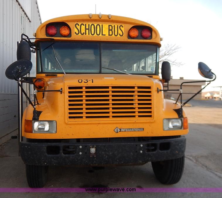 image for item I5068 2004 International 3800 Blue Bird school bus