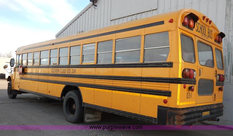 image for item I5068 2004 International 3800 Blue Bird school bus