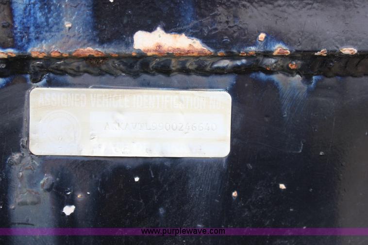 image for item J2290 1990 shop built flatbed trailer