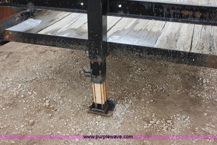 image for item J2290 1990 shop built flatbed trailer