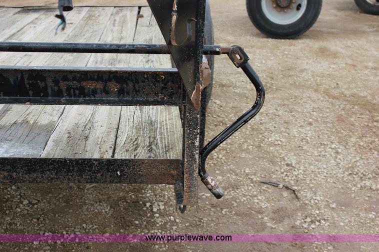 image for item J2290 1990 shop built flatbed trailer