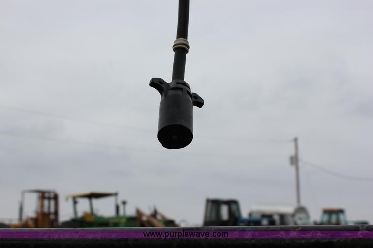 image for item J2290 1990 shop built flatbed trailer