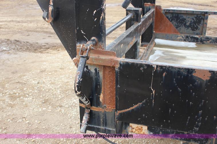 image for item J2290 1990 shop built flatbed trailer