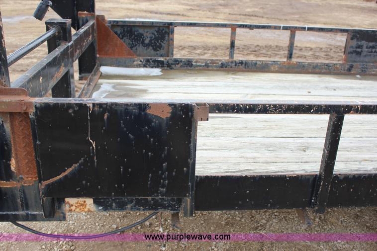 image for item J2290 1990 shop built flatbed trailer