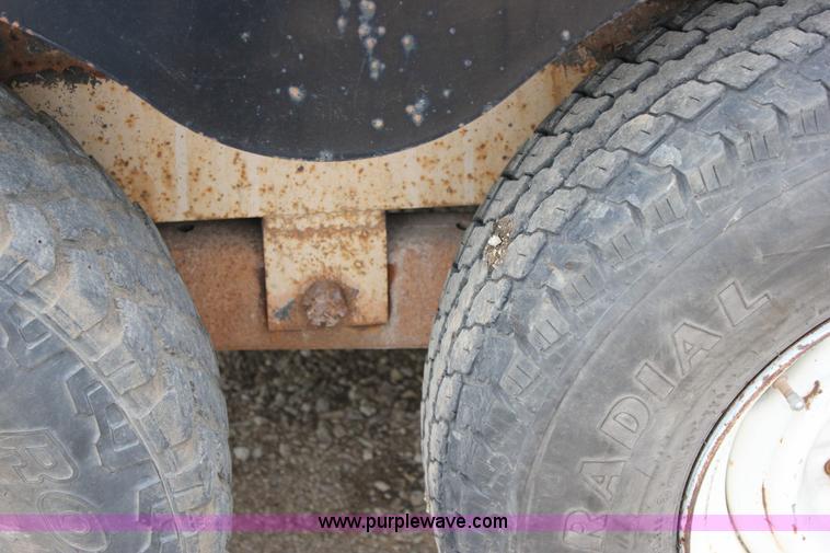 image for item J2290 1990 shop built flatbed trailer