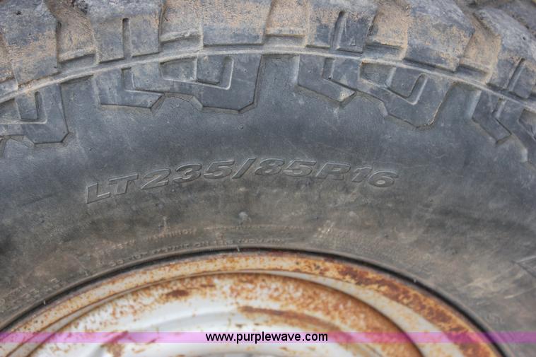 image for item J2290 1990 shop built flatbed trailer