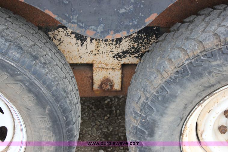 image for item J2290 1990 shop built flatbed trailer