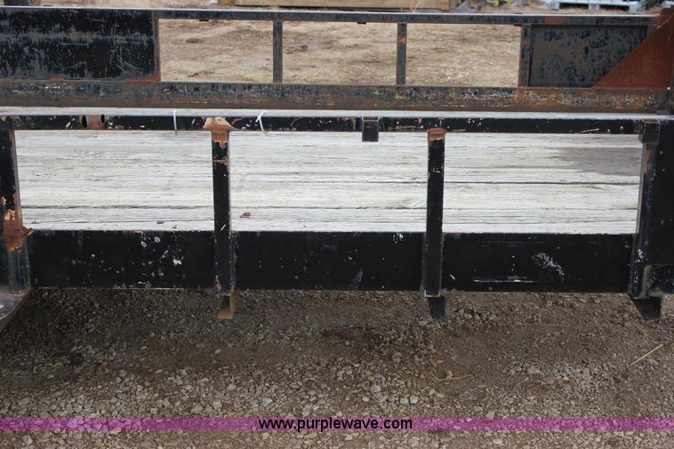 image for item J2290 1990 shop built flatbed trailer