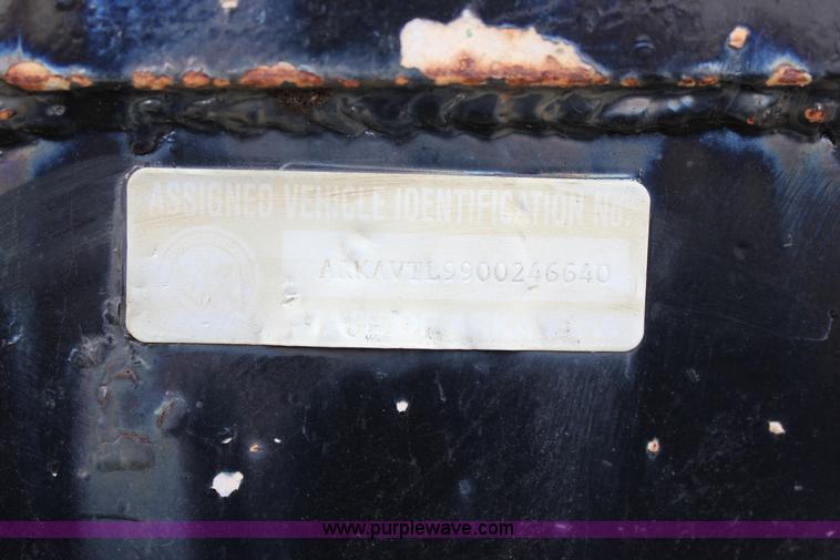 image for item J2290 1990 shop built flatbed trailer