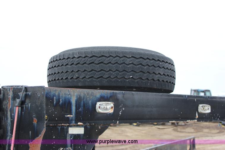 image for item J2290 1990 shop built flatbed trailer