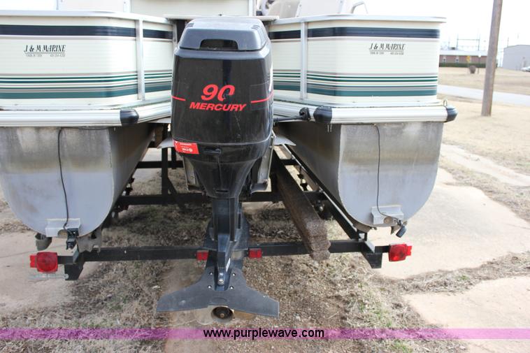 image for item J2291 2000 Voyager VS21 pontoon boat