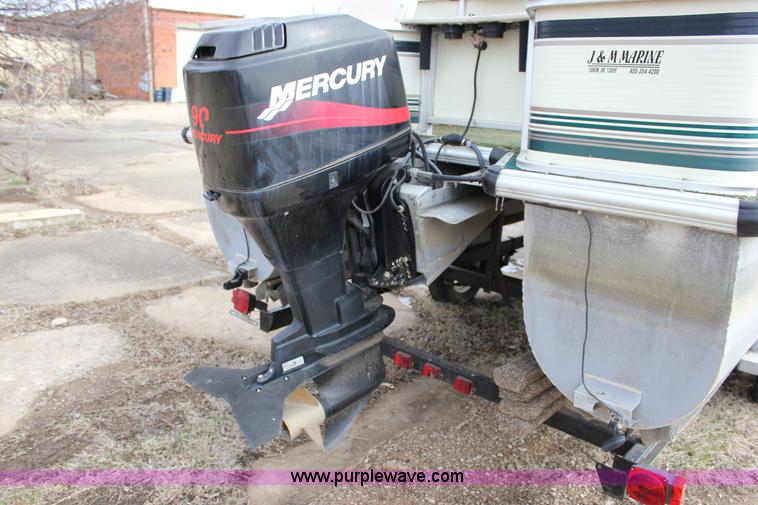 image for item J2291 2000 Voyager VS21 pontoon boat