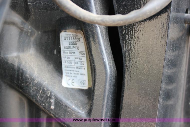 image for item J2291 2000 Voyager VS21 pontoon boat