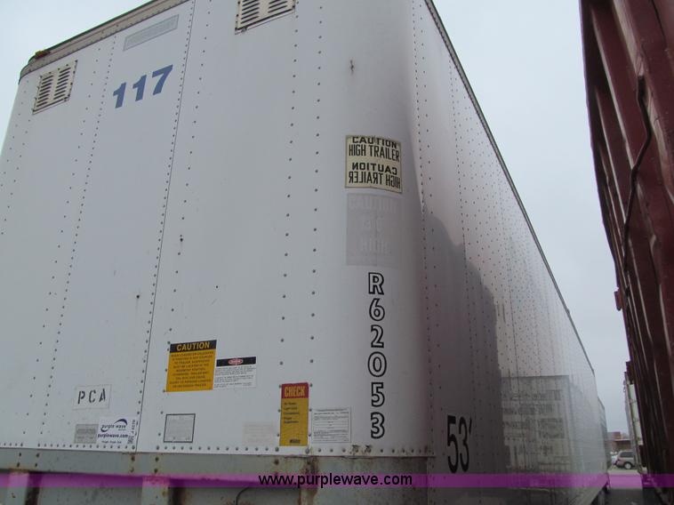 image for item J3270 1996 Fruehauf dry van trailer