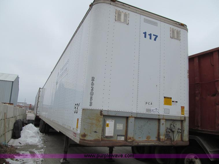 image for item J3270 1996 Fruehauf dry van trailer