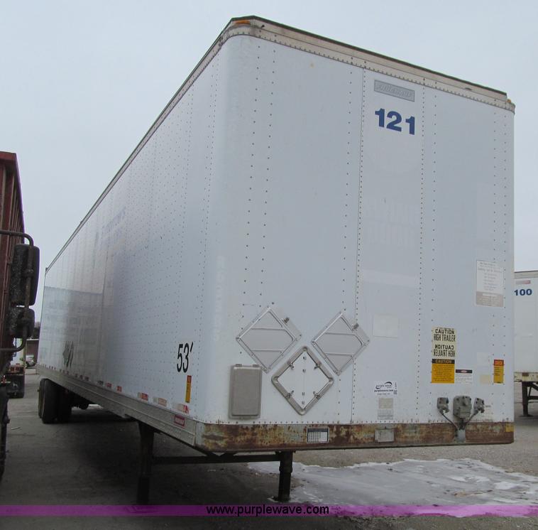 image for item J3271 1996 Fruehauf dry van trailer