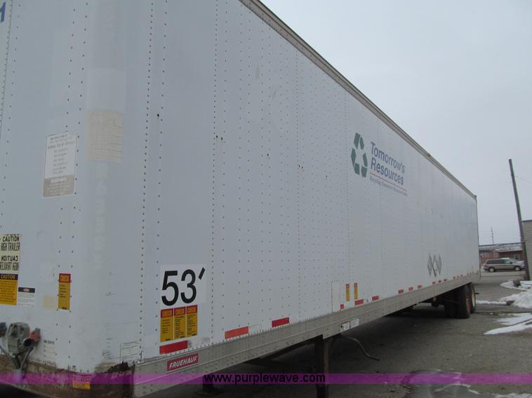 image for item J3271 1996 Fruehauf dry van trailer