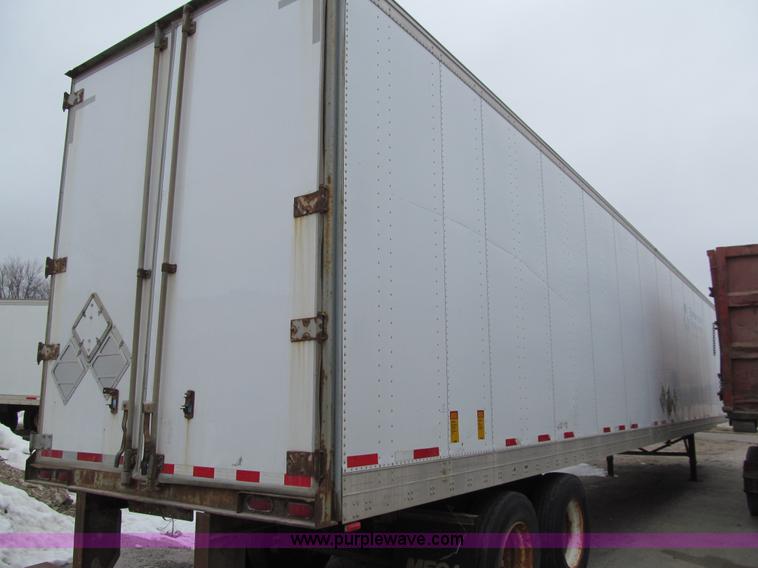 image for item J3271 1996 Fruehauf dry van trailer