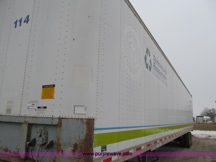 image for item J3275 1995 Fruehauf dry van trailer