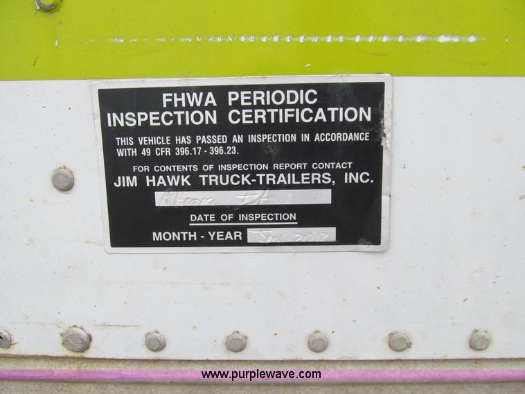 image for item J3275 1995 Fruehauf dry van trailer