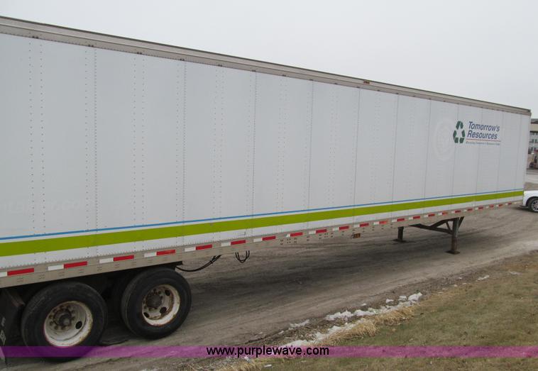image for item J3275 1995 Fruehauf dry van trailer
