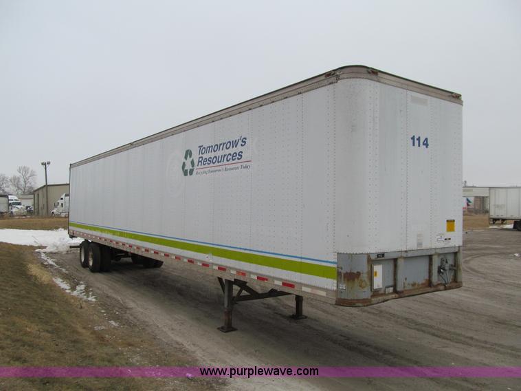 image for item J3275 1995 Fruehauf dry van trailer