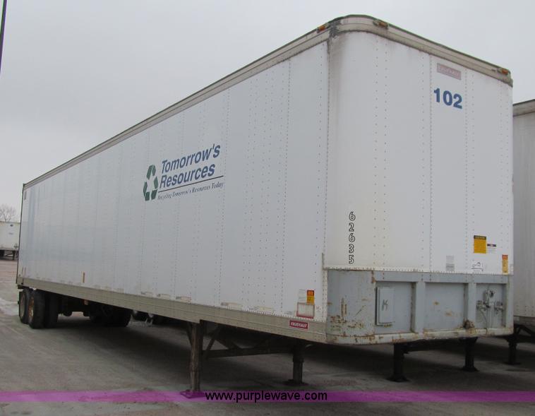 image for item J3276 1996 Fruehauf dry van trailer