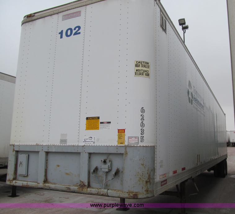 image for item J3276 1996 Fruehauf dry van trailer