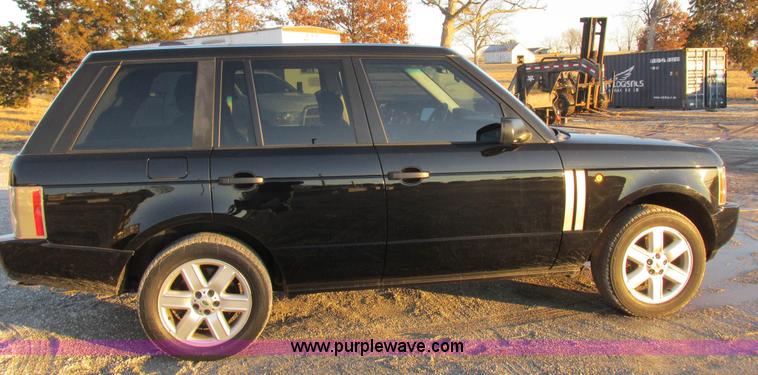 image for item K2023 2005 Land Rover Range Rover HSE SUV