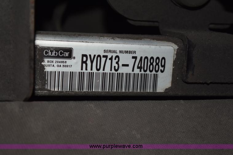 image for item K2297 2007 Club Car XRT 1550 utility vehicle