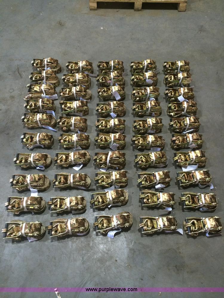 image for item K2548 (50) 27' 2" J-hook ratchet straps