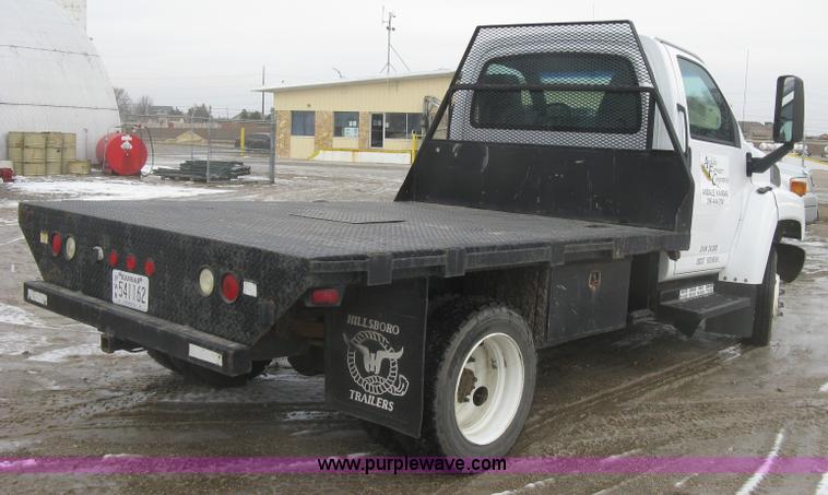 image for item K2926 2003 GMC C4500 flatbed truck
