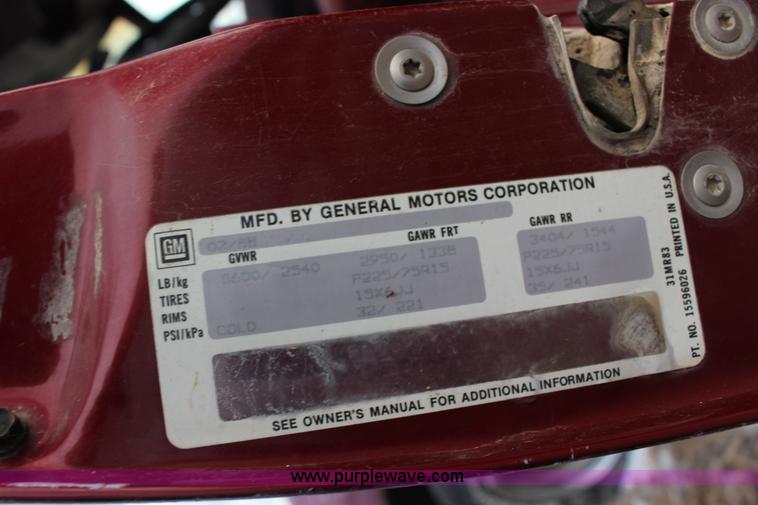 image for item L6639 1988 Chevrolet 1500 pickup truck