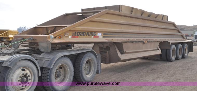 image for item F2212 1979 Load King bottom dump trailer
