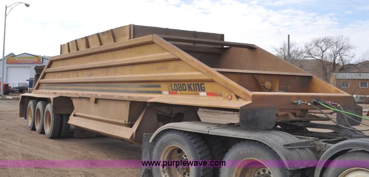 image for item F2212 1979 Load King bottom dump trailer