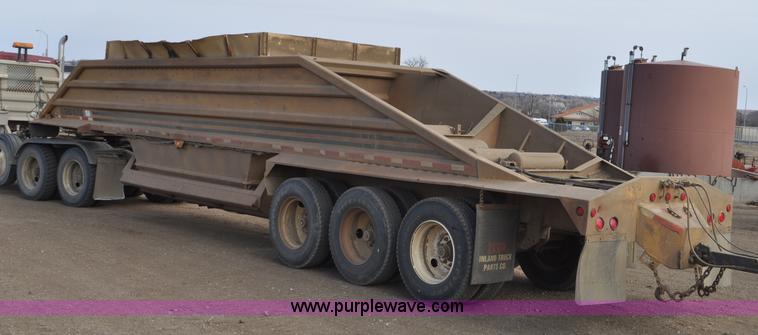 image for item F2212 1979 Load King bottom dump trailer