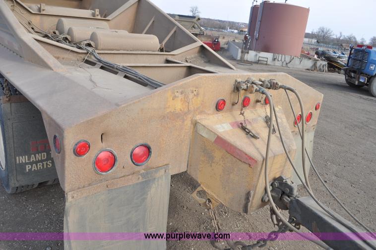 image for item F2212 1979 Load King bottom dump trailer