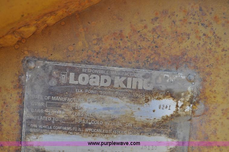 image for item F2212 1979 Load King bottom dump trailer