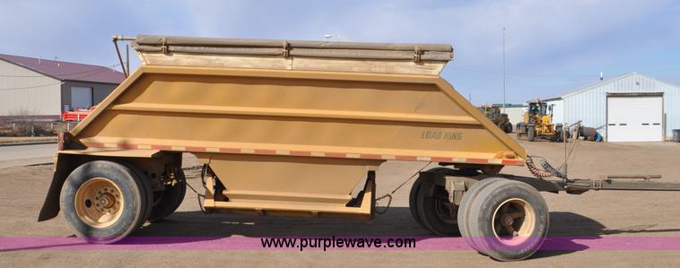 image for item F2213 1981 Load King 1015-R bottom dump pup trailer