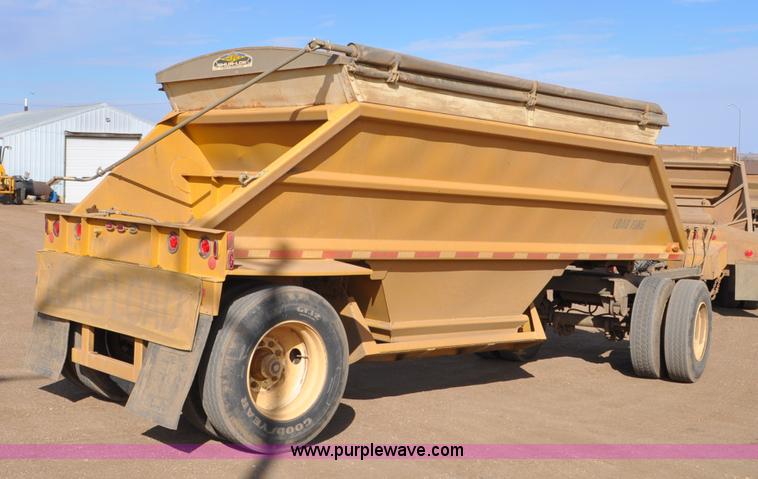 image for item F2213 1981 Load King 1015-R bottom dump pup trailer