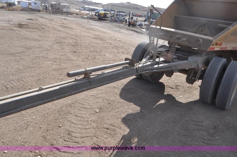 image for item F2213 1981 Load King 1015-R bottom dump pup trailer