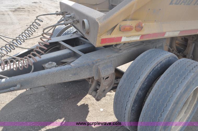 image for item F2213 1981 Load King 1015-R bottom dump pup trailer