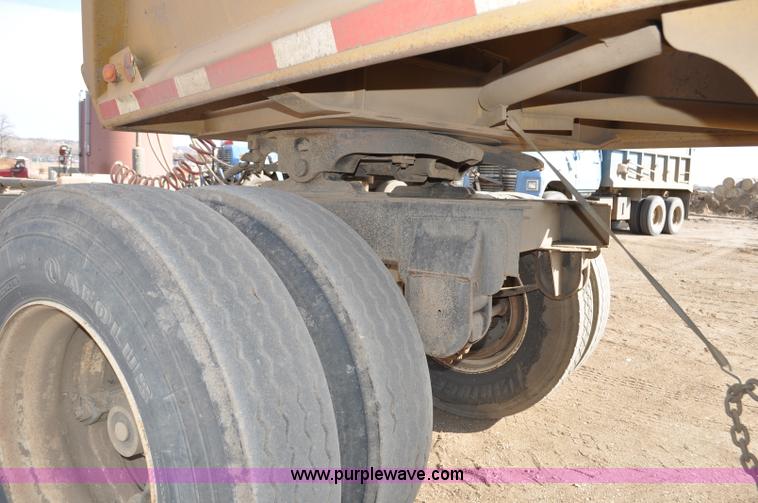 image for item F2213 1981 Load King 1015-R bottom dump pup trailer