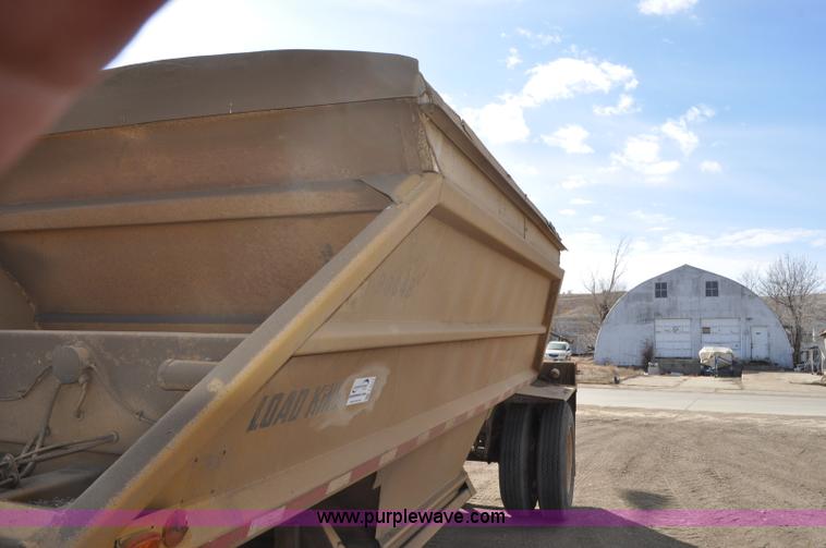 image for item F2213 1981 Load King 1015-R bottom dump pup trailer