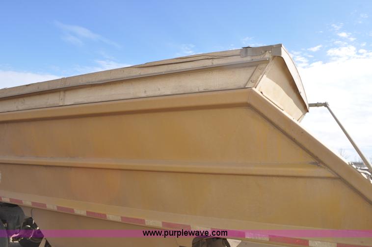 image for item F2213 1981 Load King 1015-R bottom dump pup trailer