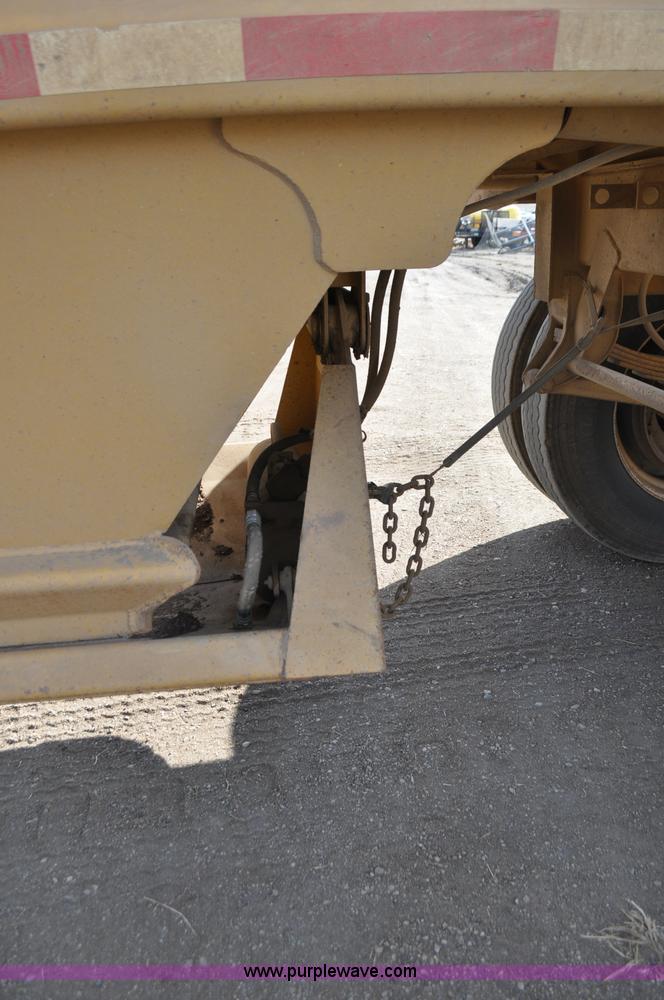 image for item F2213 1981 Load King 1015-R bottom dump pup trailer